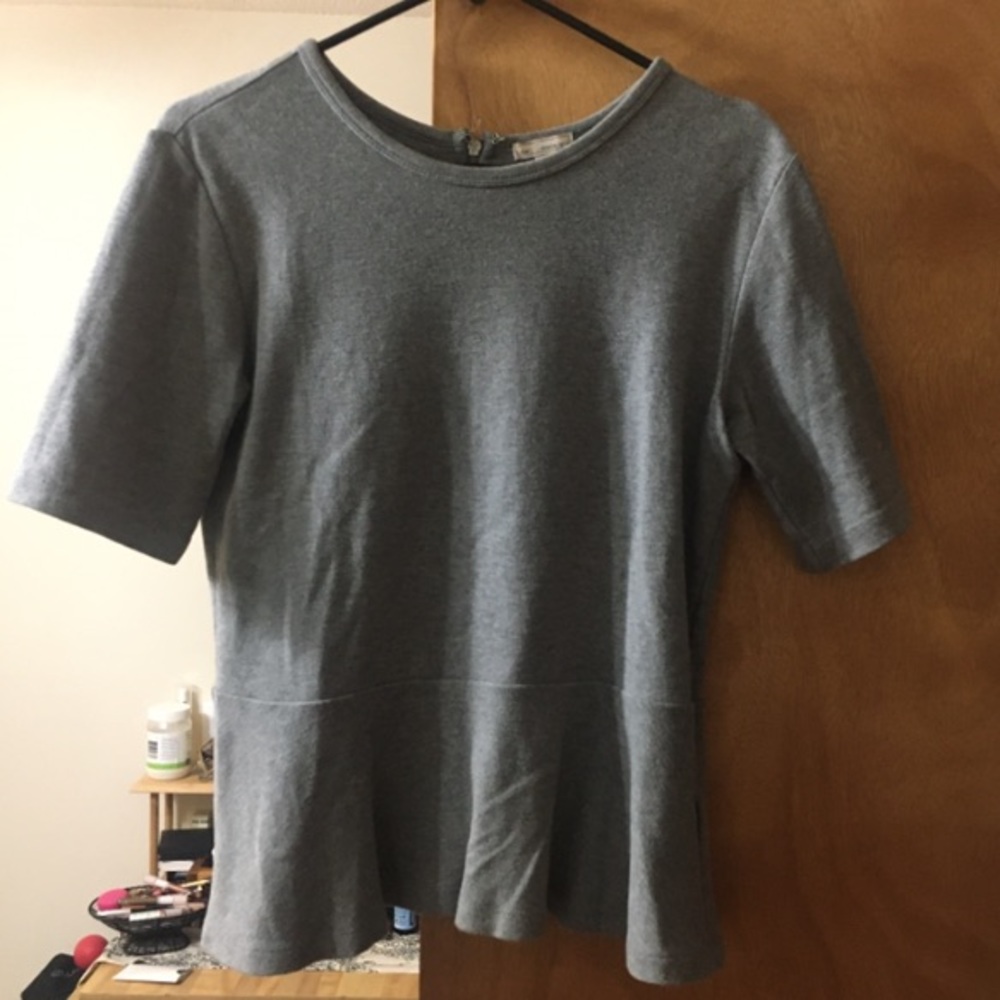 Gap Stylish Fitted Peplum with Zipper Detail
